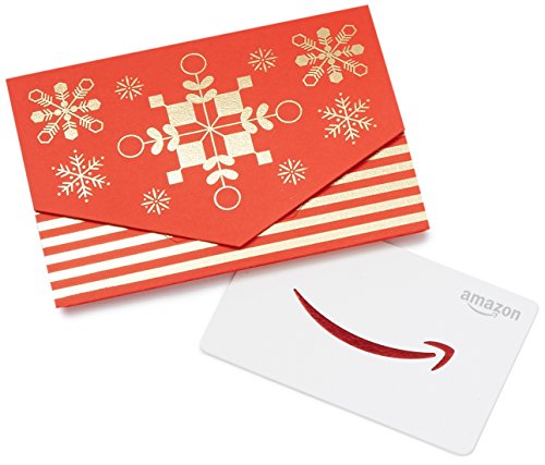 Amazon.com $20 Gift Card in a Red and Gold Mini Envelope