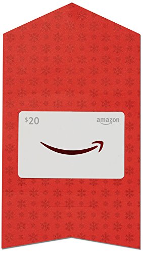 Amazon.com $20 Gift Card in a Red and Gold Mini Envelope