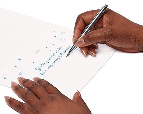 Papyrus Christmas Cards Boxed with Envelopes - Designed by House of Turnowsky, Magical Row of Holiday Christmas Trees (14-Count)