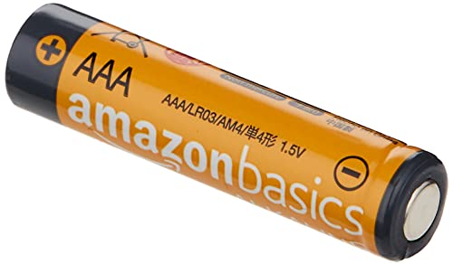 Amazon Basics AA High-Performance Alkaline Batteries, 10-Year Shelf Life, Easy to Open Value Pack