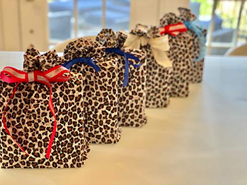 Wrapeez Gift Wrap – Quick & Easy Present Wrapping With Built-in Bows – Stretchable Reusable/Eco-Friendly Fabric Fits All Shapes & Sizes – Perfect for On-The-Go – No Scissors/Tape Needed (Celebration, 5 Pack)