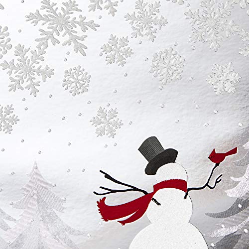 Hallmark Boxed Christmas Cards, Snowman and Cardinal (16 Cards and 17 Envelopes), (1XPX5437)