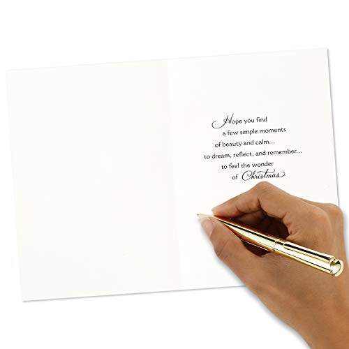 Hallmark Boxed Christmas Cards, Snowman and Cardinal (16 Cards and 17 Envelopes), (1XPX5437)