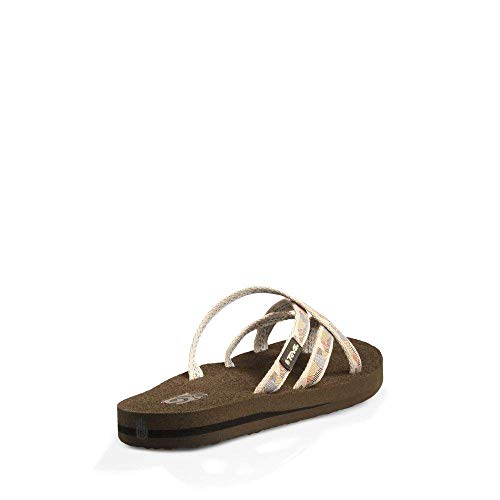 Teva Women's Olowahu Flip-Flop - 8 B(M) US - Waterfall/Antique Gold