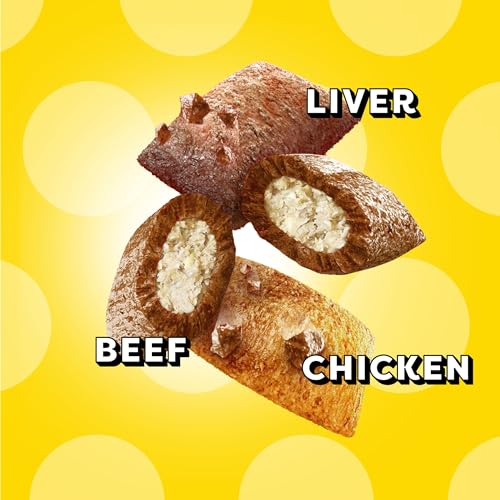 TEMPTATIONS MIXUPS Crunchy and Soft Cat Treats Backyard Cookout Flavor, 16 oz. Tub