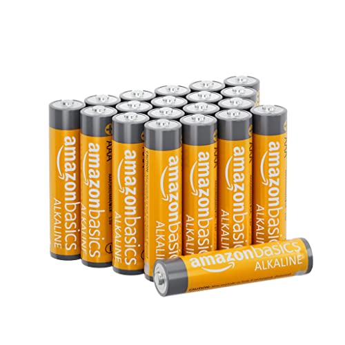 Amazon Basics AAA High-Performance Alkaline Batteries, 10-Year Shelf Life, Easy to Open Value Pack