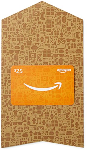 Amazon.com $25 Gift Card in a Mini Envelope (Kraft)