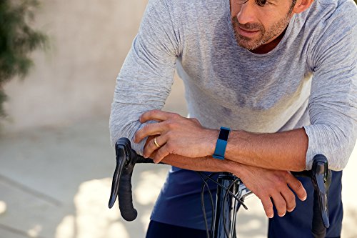 Fitbit Charge 2 Heart Rate + Fitness Wristband, Blue, Large (US Version), 1 Count