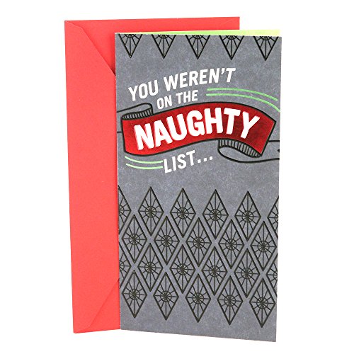 Hallmark Mahogany Funny Holiday Card, Money or Gift Card Holder (On The Money List)