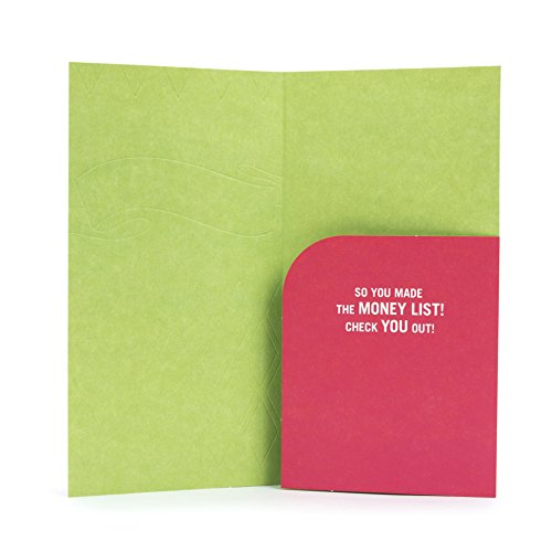 Hallmark Mahogany Funny Holiday Card, Money or Gift Card Holder (On The Money List)