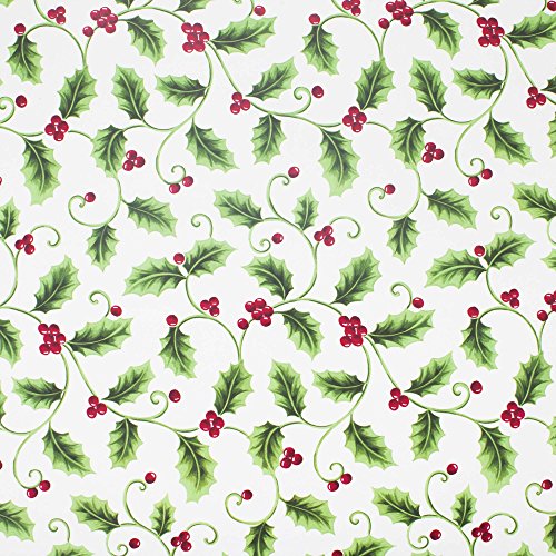 Image Arts Christmas Wrapping Paper Bundle with Cut Lines on Reverse, Traditional (Pack of 4, 180 sq. ft. ttl.)
