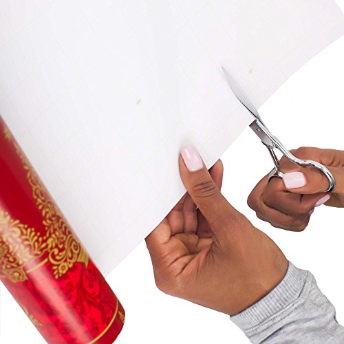 Image Arts Christmas Wrapping Paper Bundle with Cut Lines on Reverse, Traditional (Pack of 4, 180 sq. ft. ttl.)