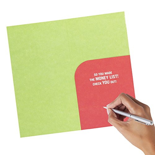 Hallmark Mahogany Funny Holiday Card, Money or Gift Card Holder (On The Money List)