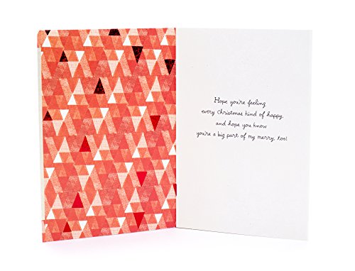 Hallmark Christmas Card (Geometric Santa)