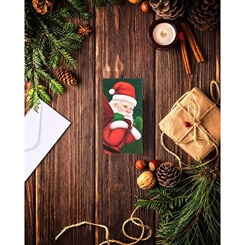 Best Paper Greetings Christmas Money and Gift Card Holders with Envelopes, Xmas Designs (3.6 x 7.25 In, 36 Pack)