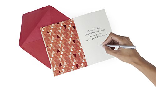 Hallmark Christmas Card (Geometric Santa)