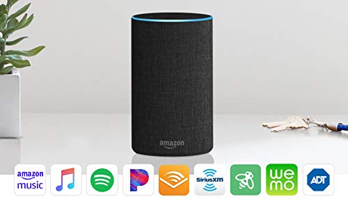 Echo (2nd Generation) - Smart speaker with Alexa and Dolby processing - Charcoal Fabric