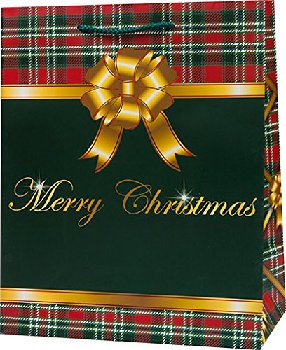 Medium Christmas Bags 12 Pack Christmas Holiday Bags Paper Party Favor Goodies Gift Bags with Assorted Prints for Christmas Favors Bag