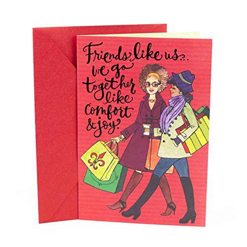 Hallmark Mahogany Christmas Card for Friend (Our Friendship Is A Constant)