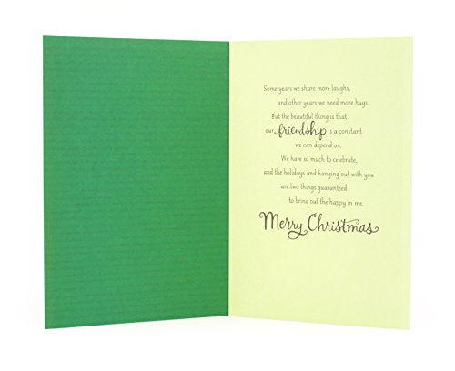 Hallmark Mahogany Christmas Card for Friend (Our Friendship Is A Constant)