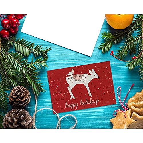 Merry Christmas Holiday Greeting Cards Assortment with Envelopes, 36 Designs (4 x 6 In, 36 Pack)