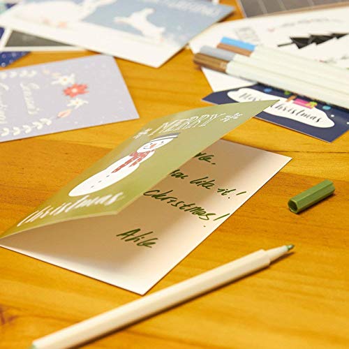 Merry Christmas Holiday Greeting Cards Assortment with Envelopes, 36 Designs (4 x 6 In, 36 Pack)