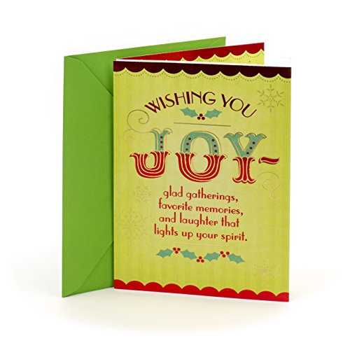 Hallmark Christmas Card (Joy, Peace, and Love)