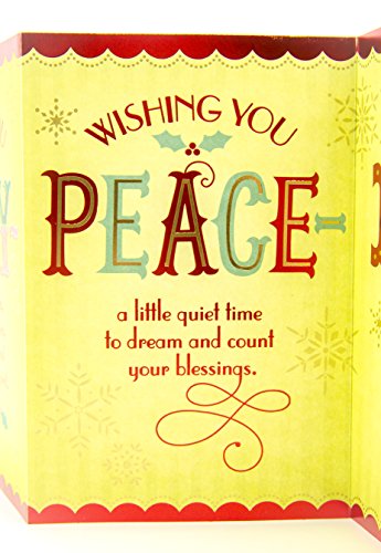 Hallmark Christmas Card (Joy, Peace, and Love)