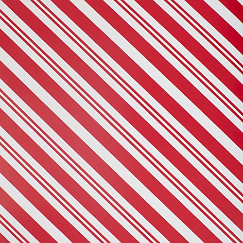 Image Arts Christmas Wrapping Paper Bundle with Cut Lines on Reverse, Santa (Pack of 4, 180 sq. ft. ttl.)