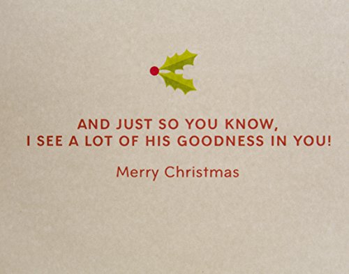 Hallmark Religious Christmas Card (God is Good)