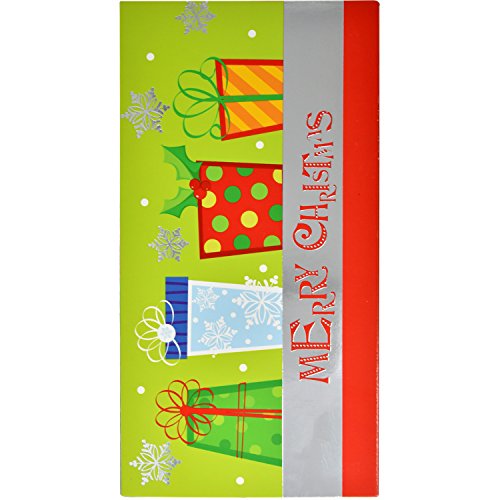 24 Christmas Card Gift Holder - Christmas Money Holder - Christmas Greeting Cards with Envelopes Bulk Assorted in 3 Holiday Cute Festive Designs with Glitter and Foil Winter Holiday Cards Box Set