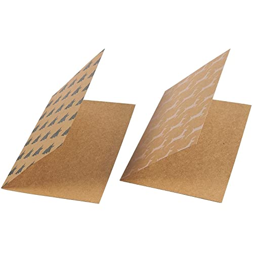 36-Pack Merry Christmas Greeting Cards Bulk Box Set - Winter Holiday Xmas Greeting Cards with Yuletide Elements, Envelopes Included, 4 x 6 Inches