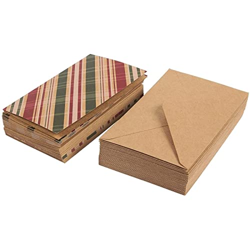 36-Pack Merry Christmas Greeting Cards Bulk Box Set - Winter Holiday Xmas Greeting Cards with Yuletide Elements, Envelopes Included, 4 x 6 Inches