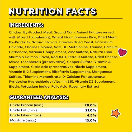 TEMPTATIONS MIXUPS Crunchy and Soft Cat Treats Surfer's Delight Flavor,Tuna, Shrimp, Salmon ,16 oz. Tub