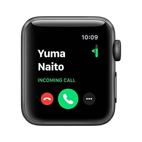 Apple Watch Series 3 [GPS 38mm] Smart Watch w/Space Gray Aluminum Case & Black Sport Band. Fitness & Activity Tracker, Heart Rate Monitor, Retina Display, Water Resistant