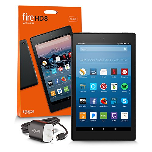 Fire HD 8 Tablet with Alexa, 8" HD Display, 32 GB, Black (Previous Generation – 7th)
