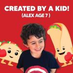 Taco vs Burrito - The Strategic Family Friendly Card Game Created by a 7 Year Old - Perfect for Boys, Girls, Kids, Families & Adults Who Love Card Games and Board Games.