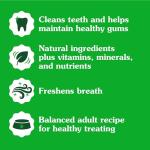 GREENIES Original Regular Natural Dog Dental Care Chews Oral Health Dog Treats, 27 oz. Pack (27 Treats)