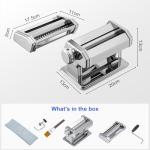 Dual Width Pasta Roller and Cutter Machine