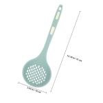 Silicone Pasta Spoon Strainer with Colorful Design