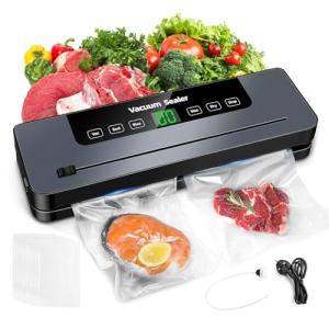 6-in-1 Vacuum Sealer with Bags and Cutter