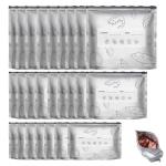 Reusable Foil Bags with Zipper Seal - 60 Pack