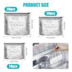 Reusable Foil Bags with Zipper Seal - 60 Pack