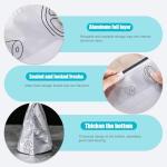 Reusable Foil Bags with Zipper Seal - 60 Pack