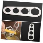 Stainless Steel Spaghetti Measuring Ruler - 2pcs Set