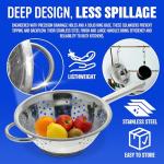 Stainless Steel Colander with Long Handle 20Cm