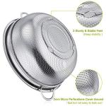 HaWare 20cm Stainless Steel Footed Colander