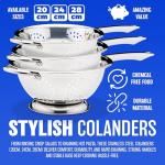 Stainless Steel Colander with Long Handle 20Cm