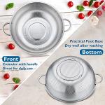 22cm Stainless Steel Colander with Handle