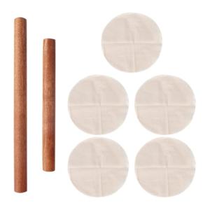 Cabilock Wooden Rolling Pin for Easy Dough Rolling